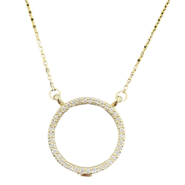 14kt Necklace with Diamonds